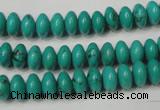 CNT361 15.5 inches 5*8mm rondelle turquoise beads wholesale