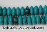 CNT364 15.5 inches 5*12mm rondelle turquoise beads wholesale