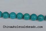 CNT39 16 inches 4mm round turquoise beads wholesale