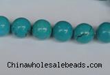 CNT40 16 inches 6mm round turquoise beads wholesale