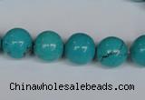 CNT41 16 inches 8mm round turquoise beads wholesale