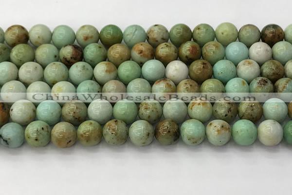 CNT417 15.5 inches 8mm round mongolian turquoise beads wholesale
