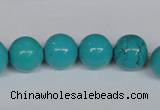 CNT42 16 inches 10mm round turquoise beads wholesale