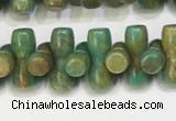 CNT536 15.5 inches 3*9mm turquoise gemstone beads