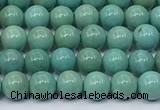 CNT573 15.5 inches 5mm round turquoise gemstone beads