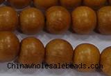 CNW04 15.5 inches 10mm round nangka wood beads wholesale