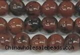 COB750 15.5 inches 4mm round mahogany obsidian beads wholesale