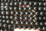 COBS22 15 inches 10mm round black coral beads wholesale
