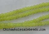 COJ101 15.5 inches 4mm round olive jade beads wholesale