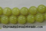 COJ104 15.5 inches 10mm round olive jade beads wholesale