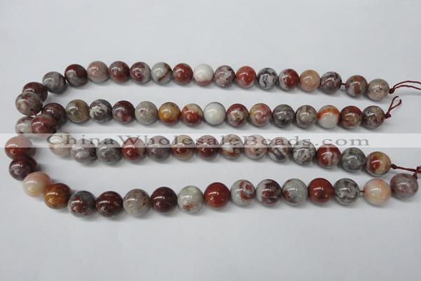 COJ205 15.5 inches 12mm round blood stone beads wholesale