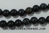 COJ302 15.5 inches 8mm round Indian bloodstone beads wholesale