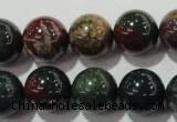 COJ305 15.5 inches 14mm round Indian bloodstone beads wholesale