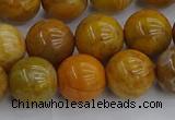 COJ603 15.5 inches 10mm round orpiment jasper beads wholesale