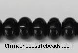 CON24 15.5 inches 10*16mm rondelle black onyx gemstone beads