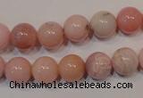 COP1004 15.5 inches 10mm round natural pink opal gemstone beads