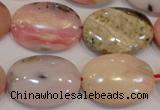 COP1026 15.5 inches 18*25mm oval natural pink opal gemstone beads