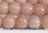 COP1242 15.5 inches 8mm round Chinese pink opal beads