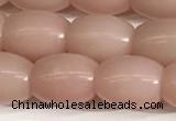 COP1245 15.5 inches 8*10mm rice Chinese pink opal beads