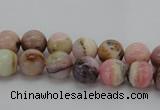 COP1251 15.5 inches 6mm round natural pink opal gemstone beads