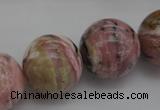 COP1257 15.5 inches 18mm round natural pink opal gemstone beads