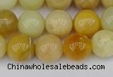 COP1428 15.5 inches 10mm round yellow opal beads wholesale