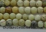 COP1460 15.5 inches 4mm round African opal gemstone beads