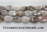 COP1497 22*28mm - 25*32mm faceted octagonal natural pink opal beads