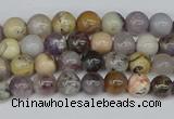 COP1510 15.5 inches 4mm round amethyst sage opal beads wholesale