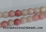 COP152 15.5 inches 8mm round pink opal gemstone beads wholesale