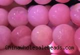 COP1527 15.5 inches 7mm round natural pink opal gemstone beads