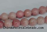 COP153 15.5 inches 10mm round pink opal gemstone beads wholesale