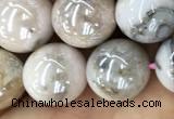 COP1543 15.5 inches 10mm round AB-color natural pink opal beads