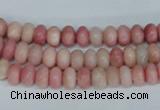 COP158 15.5 inches 4*6mm rondelle pink opal gemstone beads wholesale