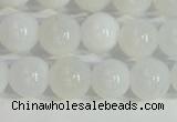 COP1615 15.5 inches 6mm round white opal gemstone beads