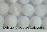 COP1616 15.5 inches 8mm round white opal gemstone beads