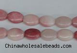 COP165 15.5 inches 10*14mm oval pink opal gemstone beads wholesale