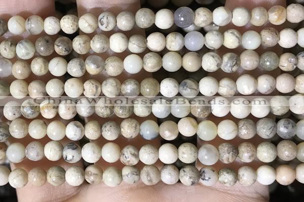 COP1660 15.5 inches 4mm round African opal beads wholesale