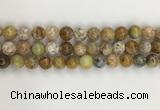 COP1672 15.5 inches 10mm round yellow opal gemstone beads