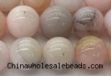 COP1703 15.5 inches 8mm round natural pink opal gemstone beads