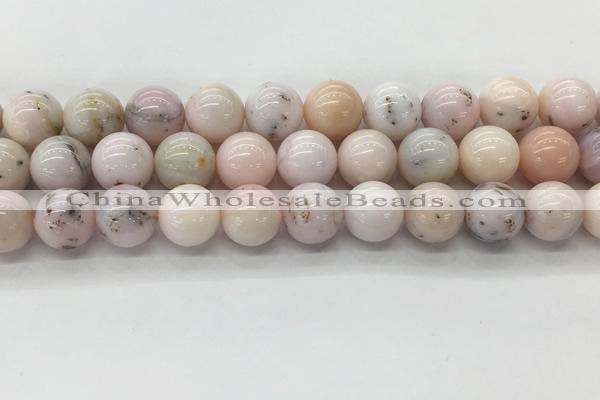 COP1706 15.5 inches 14mm round natural pink opal gemstone beads