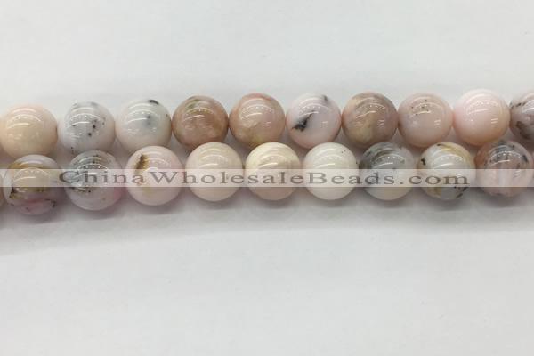 COP1707 15.5 inches 16mm round natural pink opal gemstone beads