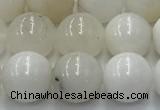 COP1731 15.5 inches 8mm round white opal beads wholesale