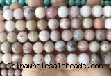 COP1750 15.5 inches 10mm round natural pink opal beads wholesale