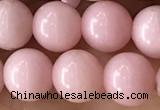 COP1779 15.5 inches 8mm round Chinese pink opal gemstone beads