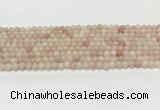 COP1820 15.5 inches 4mm round Chinese pink opal gemstone beads wholesale