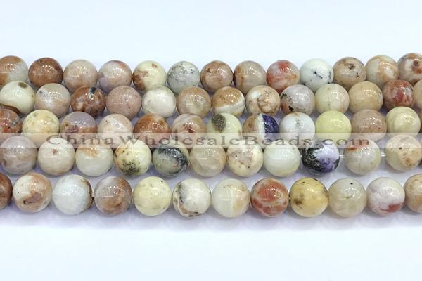 COP1867 15 inches 10mm round purple opal beads