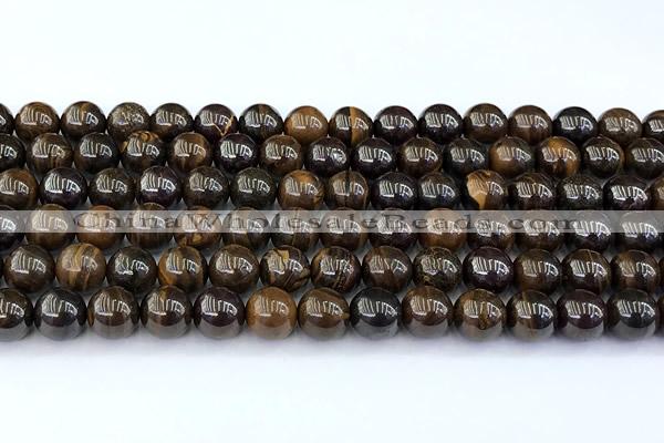 COP1871 15 inches 8mm round iron opal gemstone beads