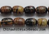 COP207 15.5 inches 10*14mm egg-shaped natural brown opal gemstone beads