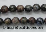 COP266 15.5 inches 10mm round natural grey opal gemstone beads